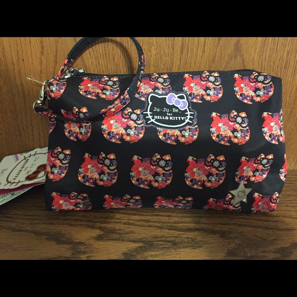 Jujube BeQuick Wristlet- Hello Perky Print- NWT
